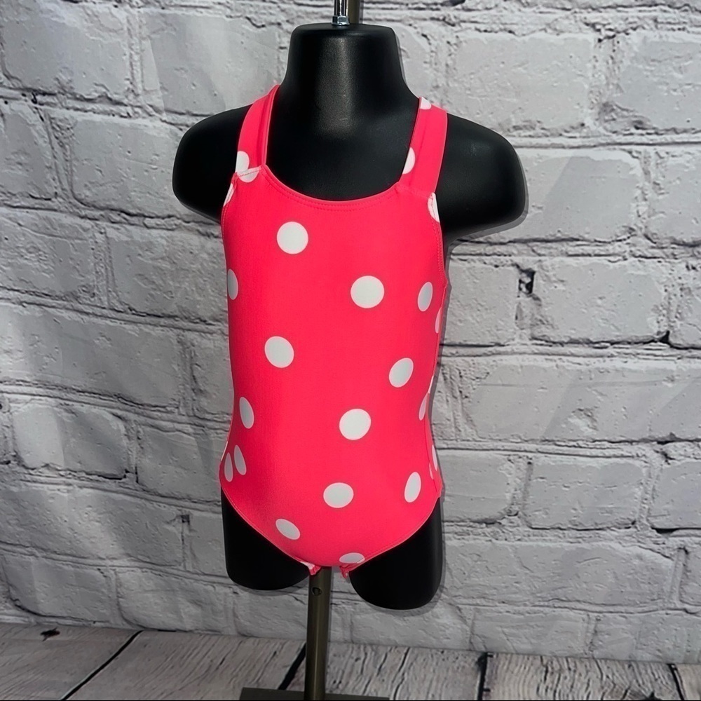 Carters polka dot swimsuit 12m
